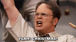Image result for christmas the office gif