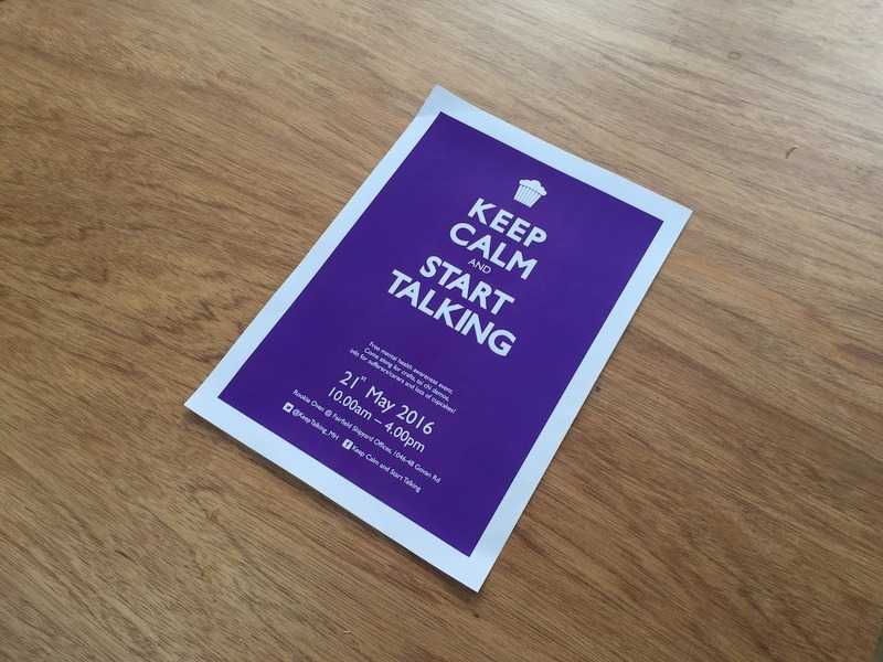 Keep calm and start talking image